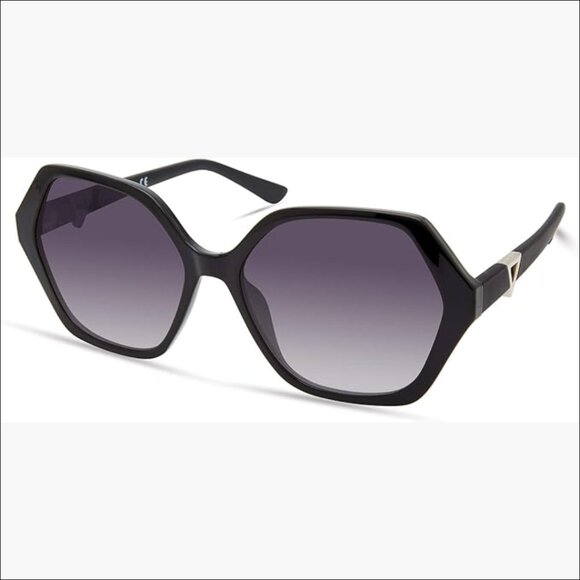 Acetate Geometric Square Sunglasses with UV Protection main image 5